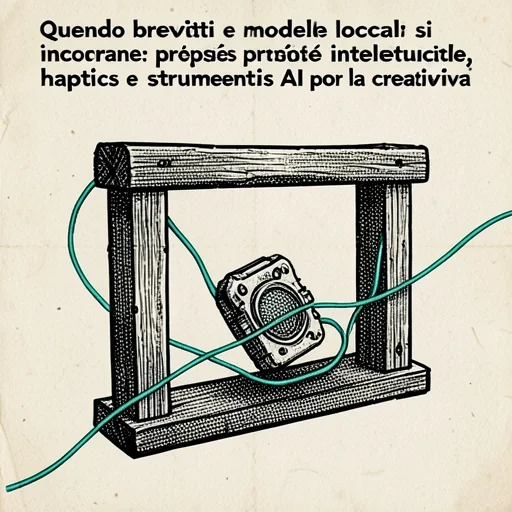 Quando brevetti e modelli locali si incontrano: proprietà intellettuale, haptics e strumenti AI per la creatività